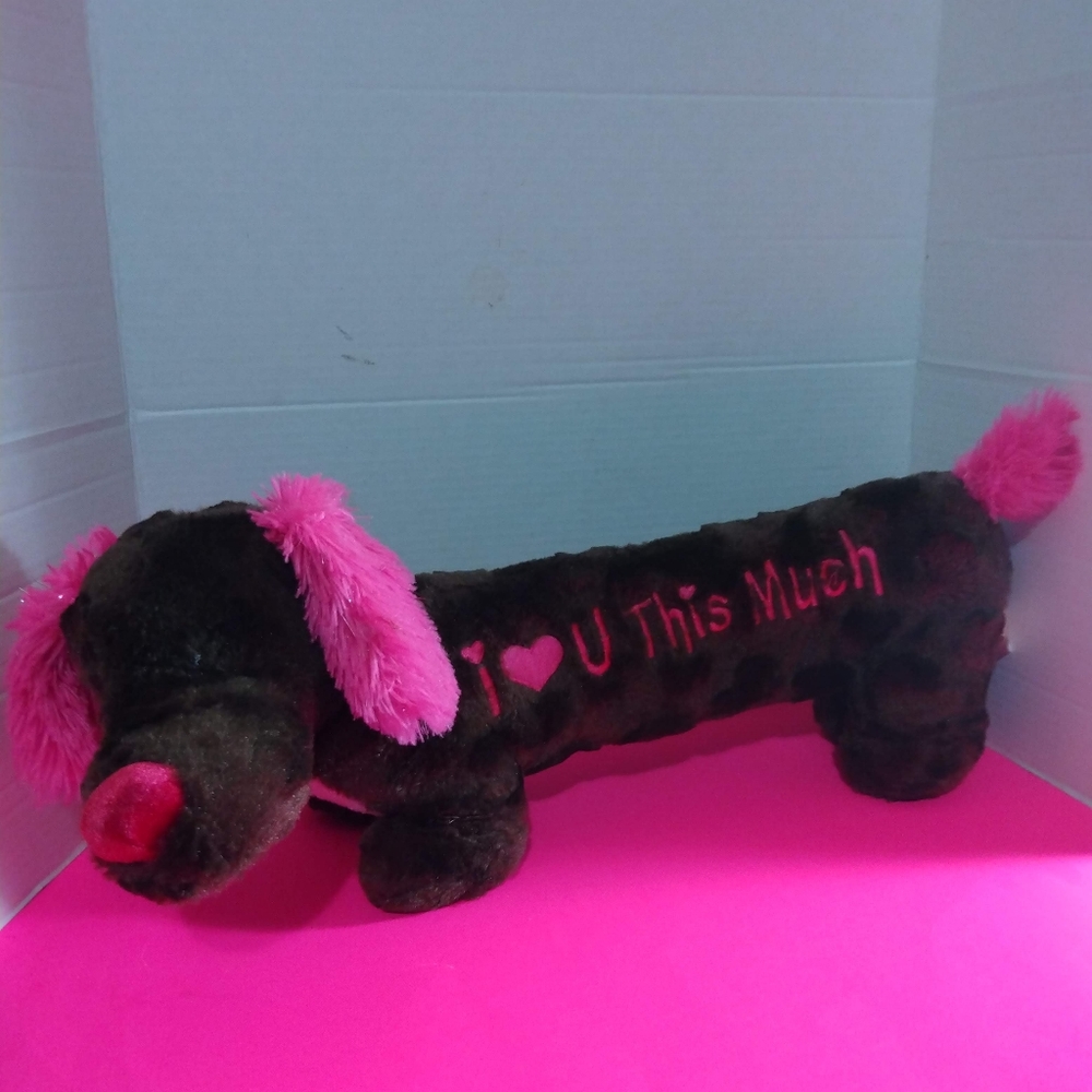 Dan Dee Plush Hearts Stuffed Dog
